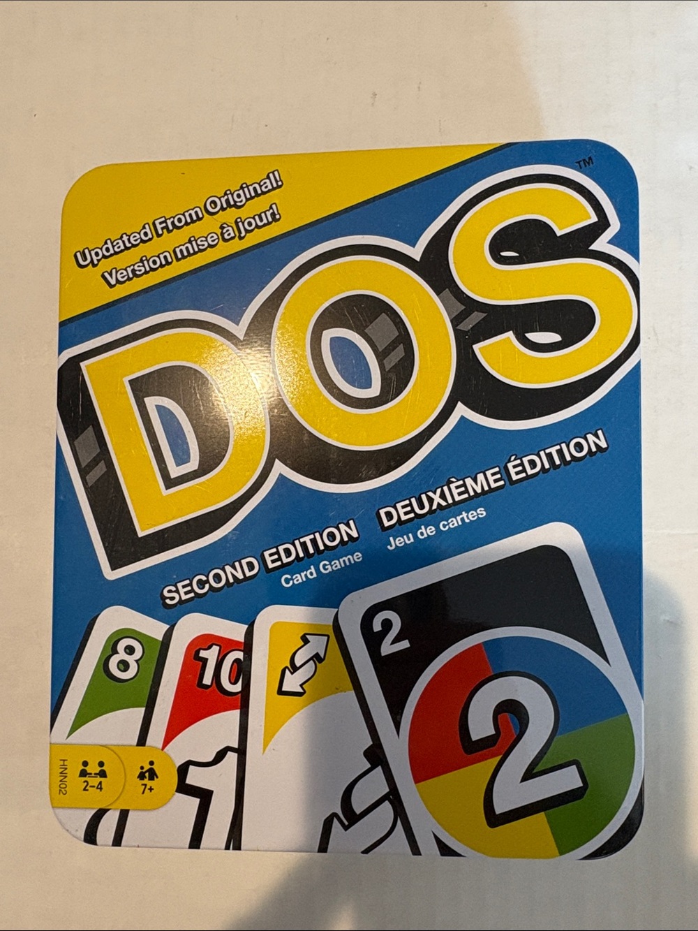 Mattel DOS Card Game - Blue & Yellow Artwork